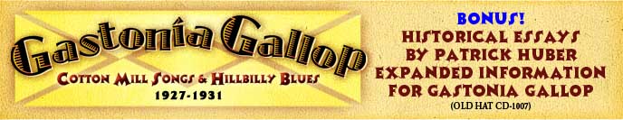 Gastonia Gallop Bonus Historical Essays