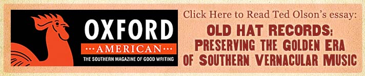 Oxford American Article About Old Hat